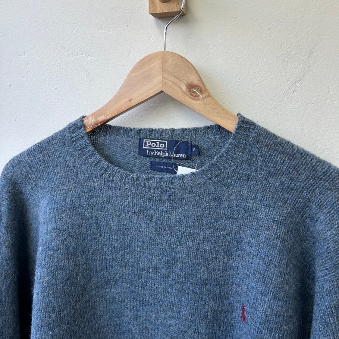 16089 - 폴로 랄프로렌 블루 울 니트 (울 100%) 상품이미지3