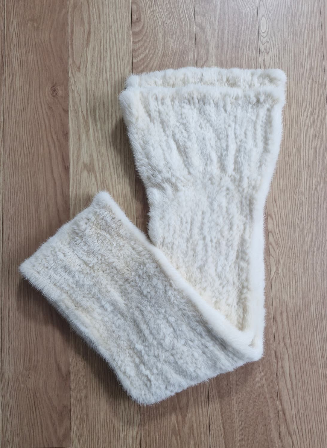 풀스킨 니팅 리얼 밍크 목도리 상품이미지3