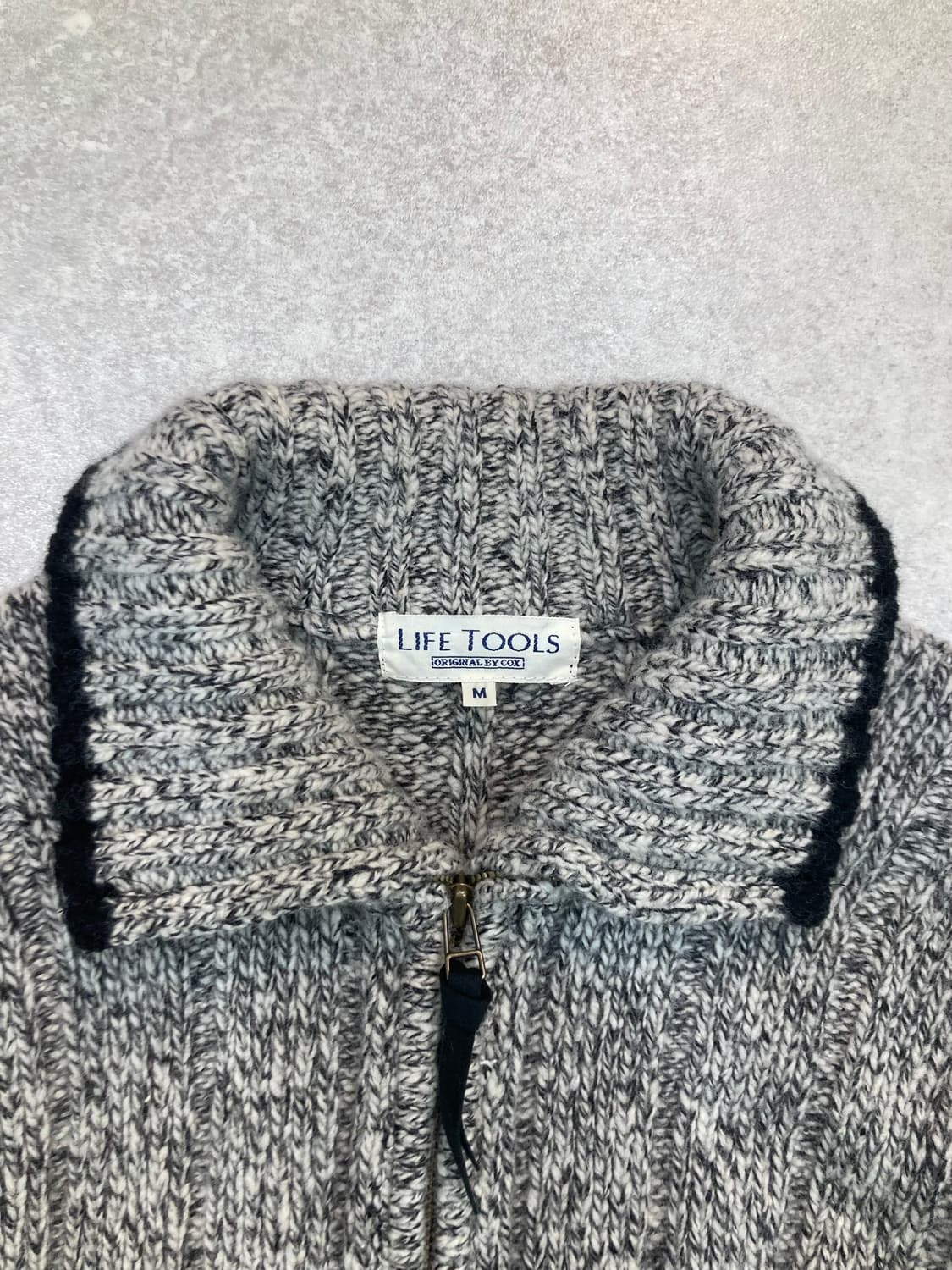 (M) LIFE TOOLS 헤비울 니트집업 상품이미지6