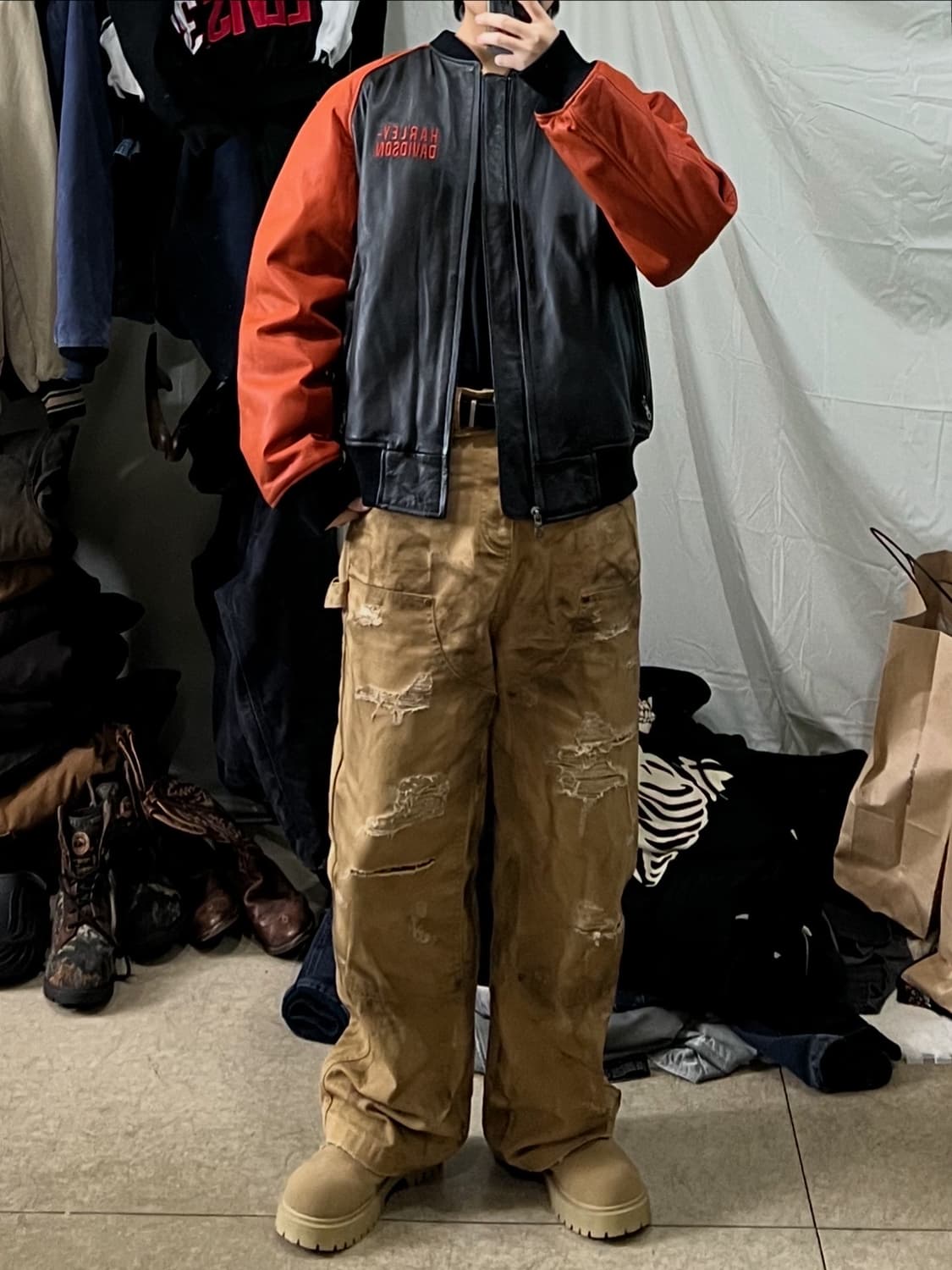 할리데이비슨 라이더자켓 가죽자켓 상품이미지5