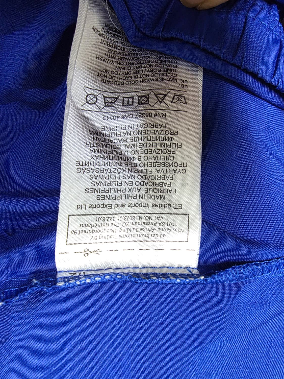 [아디다스]아디크로스 풀오버 블루 아노락 3XL 상품이미지6