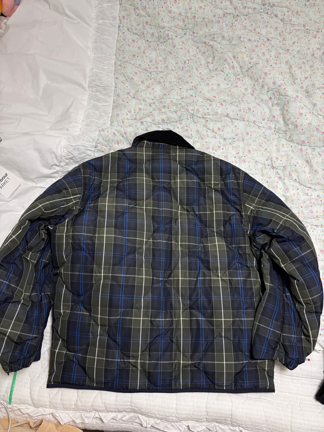 바버 아르켓 콜라보 다운 파카 퀄팅 자켓 패딩 L 상품이미지2