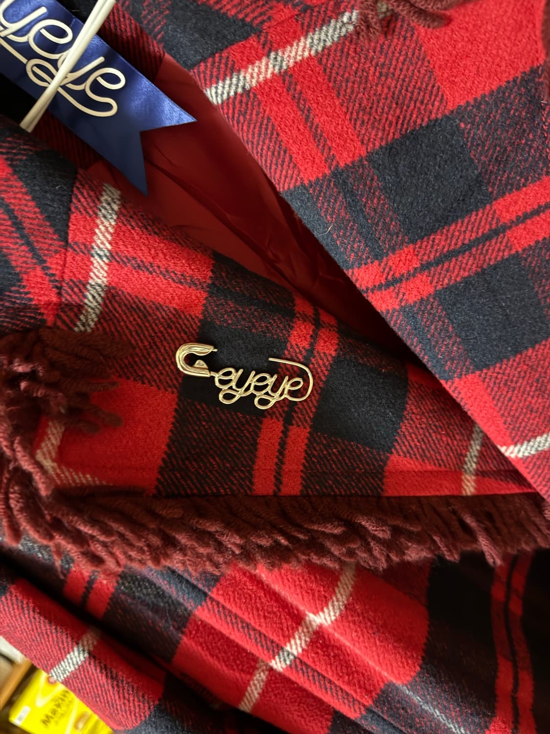 EYEYE 체크 코트 상품이미지2