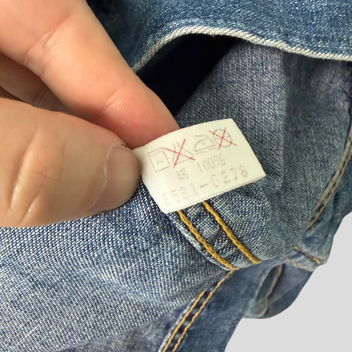 (L)90s Lee 리 0411 데님 트러커 자켓 상품이미지10