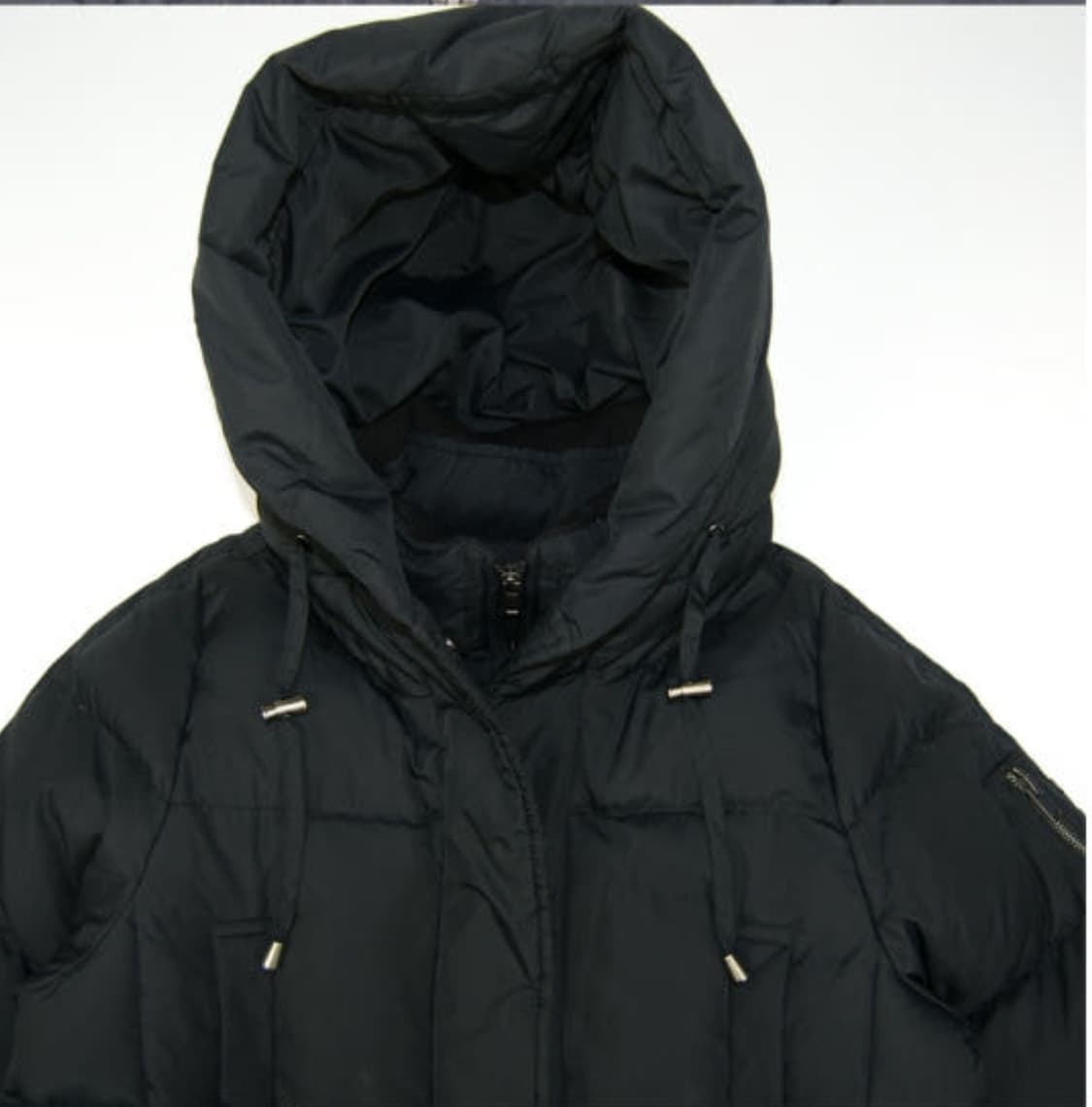 보니알렉스 폴리 후드 덕다운 롱패딩 블랙 (55) 상품이미지3