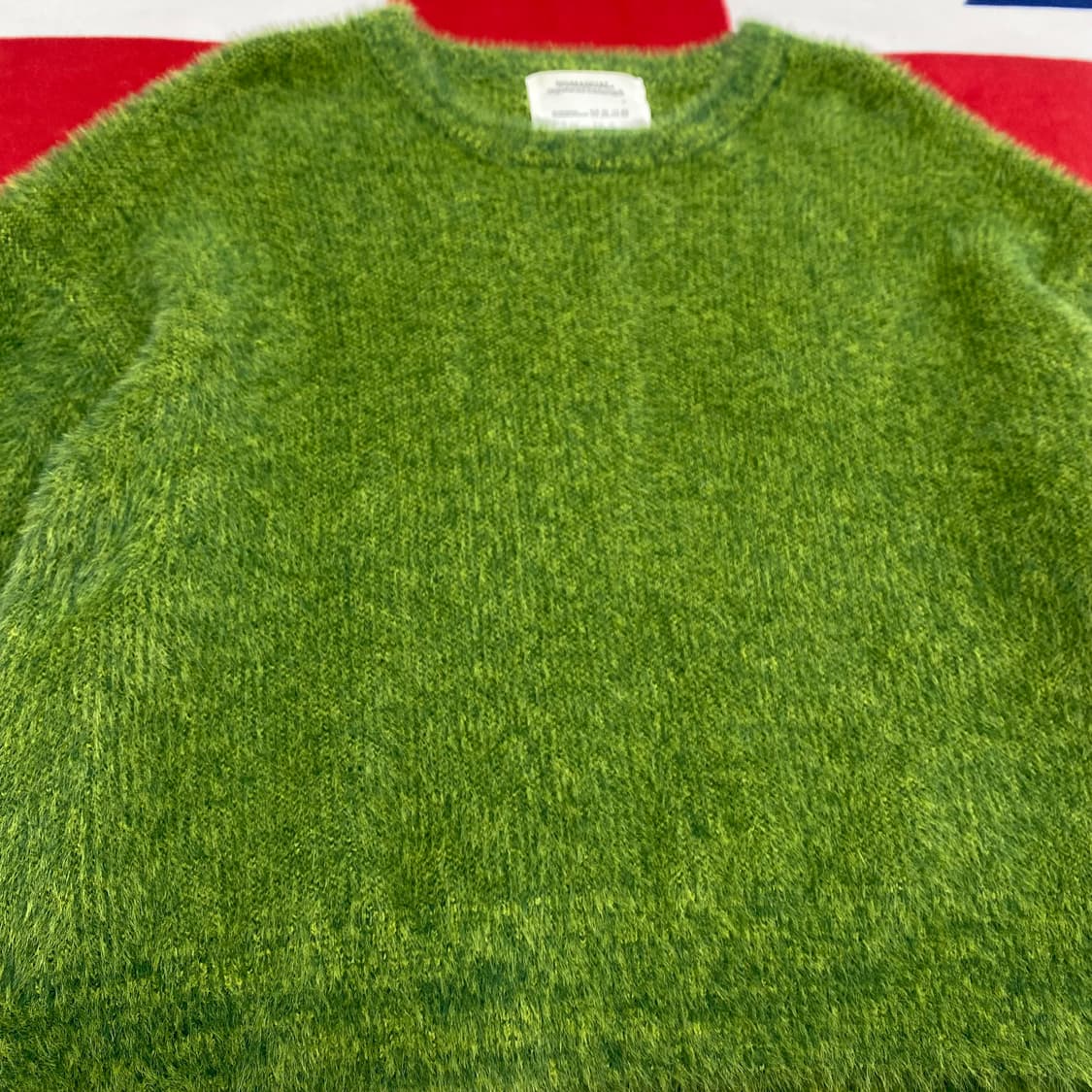  노매뉴얼 헤어리 크롭 니트M  상품이미지3