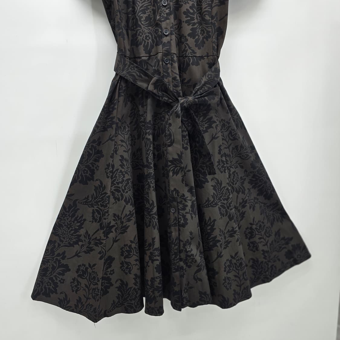 로라애슐리 플로럴 셔츠 원피스 하객룩 상품이미지3