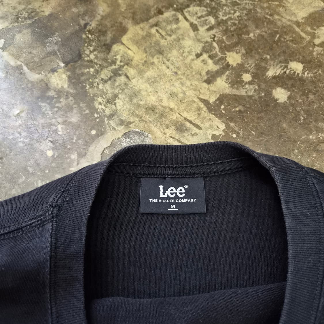 M) Lee 빅로고 루즈핏 긴팔 티셔츠 라운드티 리 티셔츠 상품이미지4