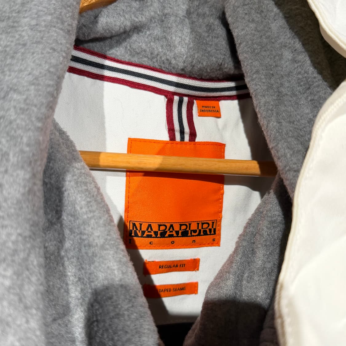 미사용)나파피리 스키 두 화이트 아노락 파카 점퍼 XXL 상품이미지6