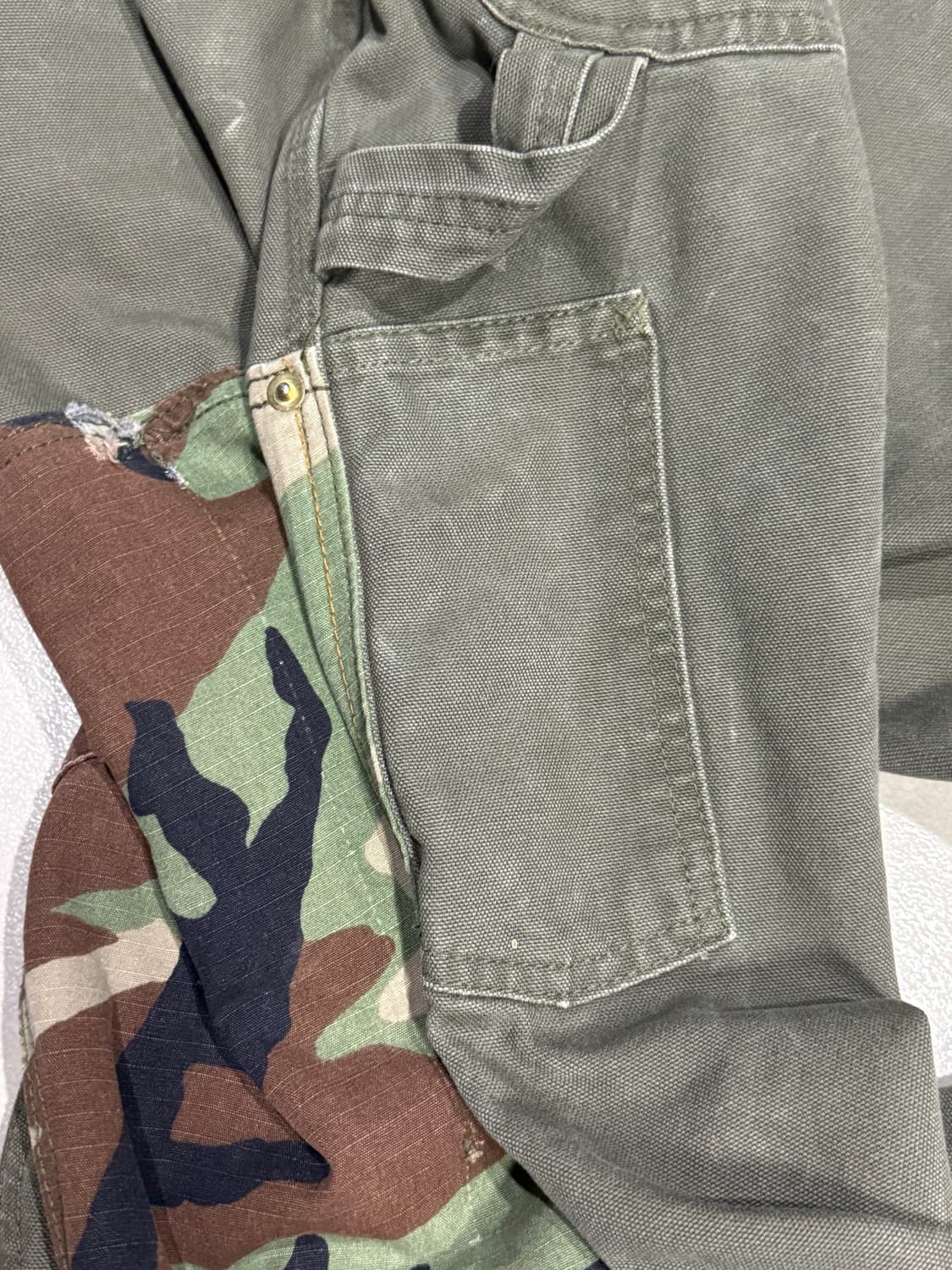 빈티지 칼하트 36x34 더블니 워시드 페인터 팬츠 바지 상품이미지8