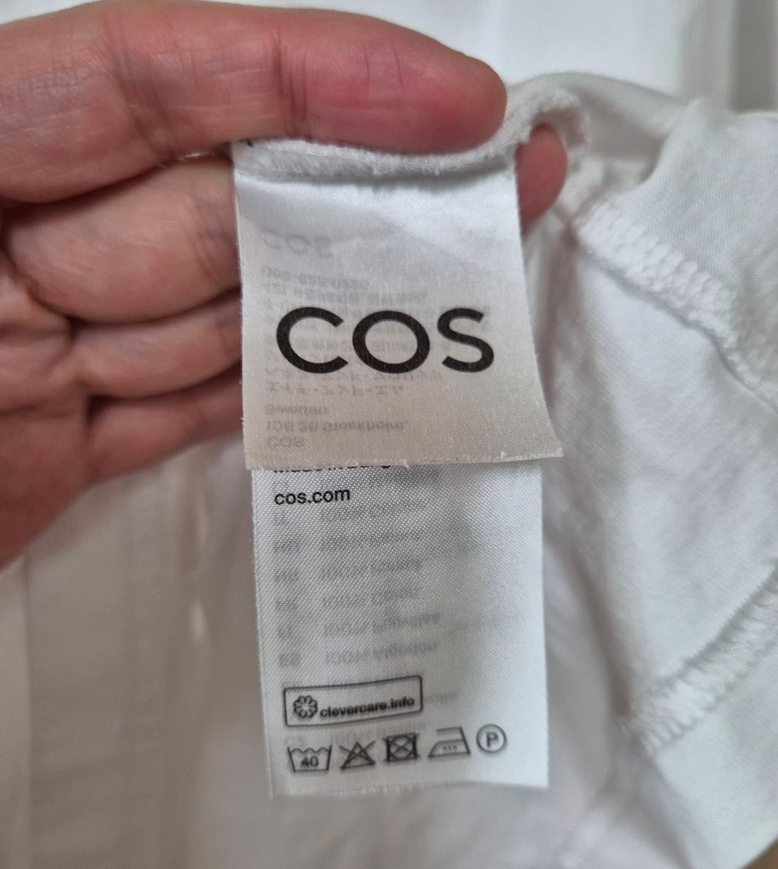 [XL] 코스 COS 오버사이즈 화이트 반팔티 상품이미지3