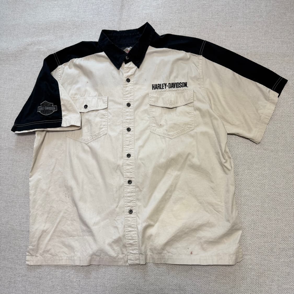 할리데이비슨 로고 반팔 셔츠 상품이미지1