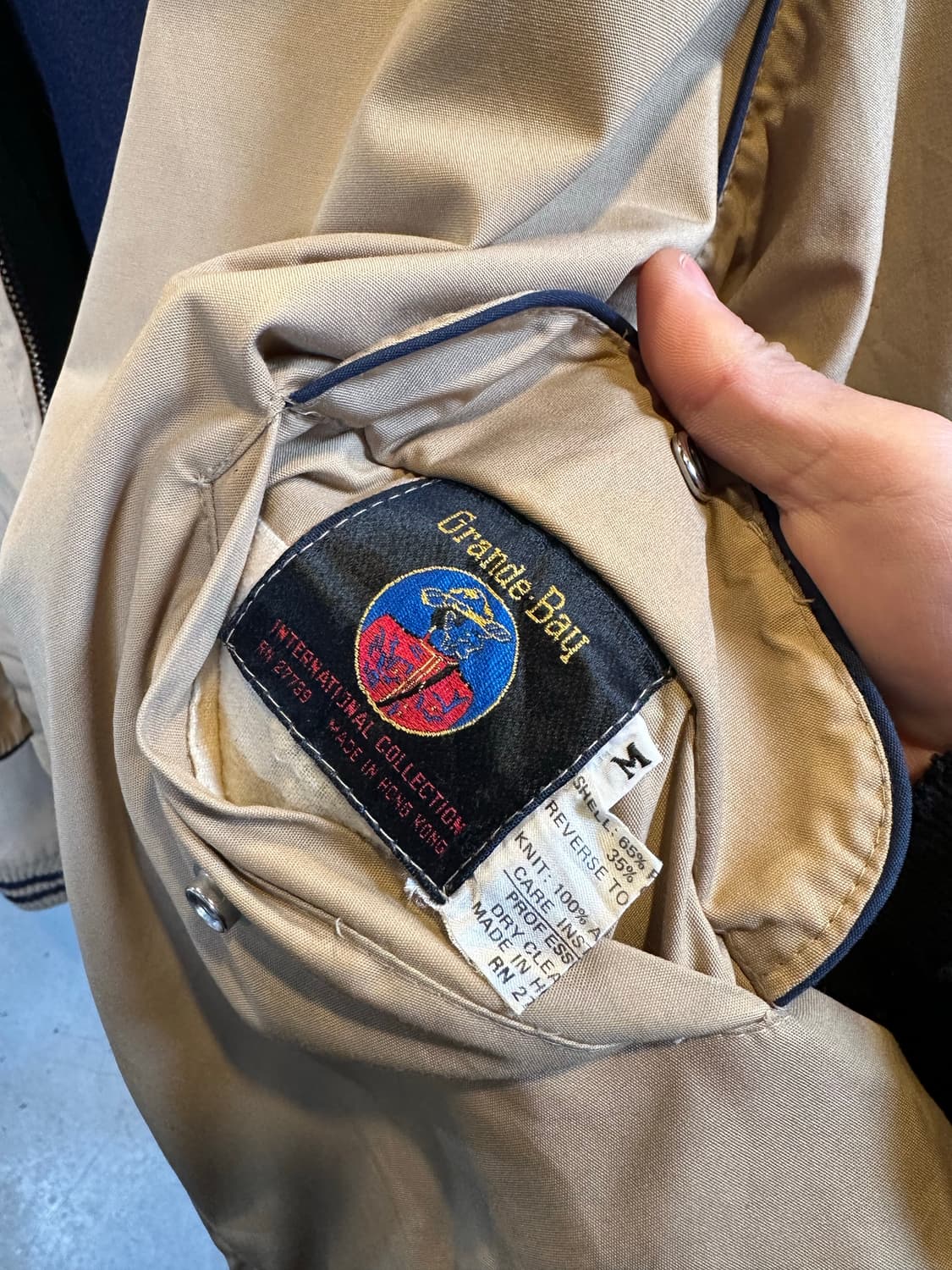 80-90s Grande Bay 리버시블 바시티 자켓 상품이미지8