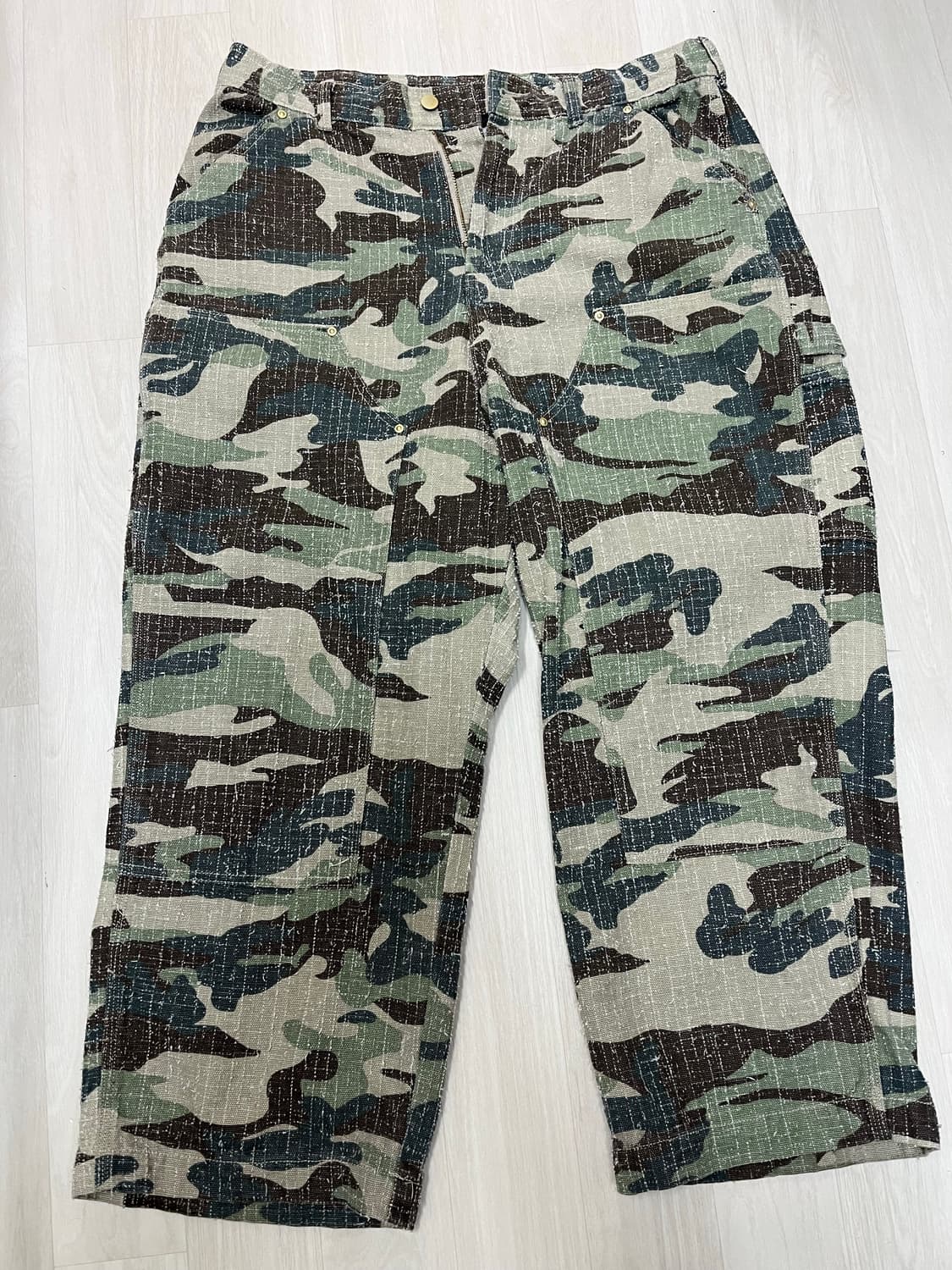 WHITELAND 카모 더블니 팬츠 상품이미지2