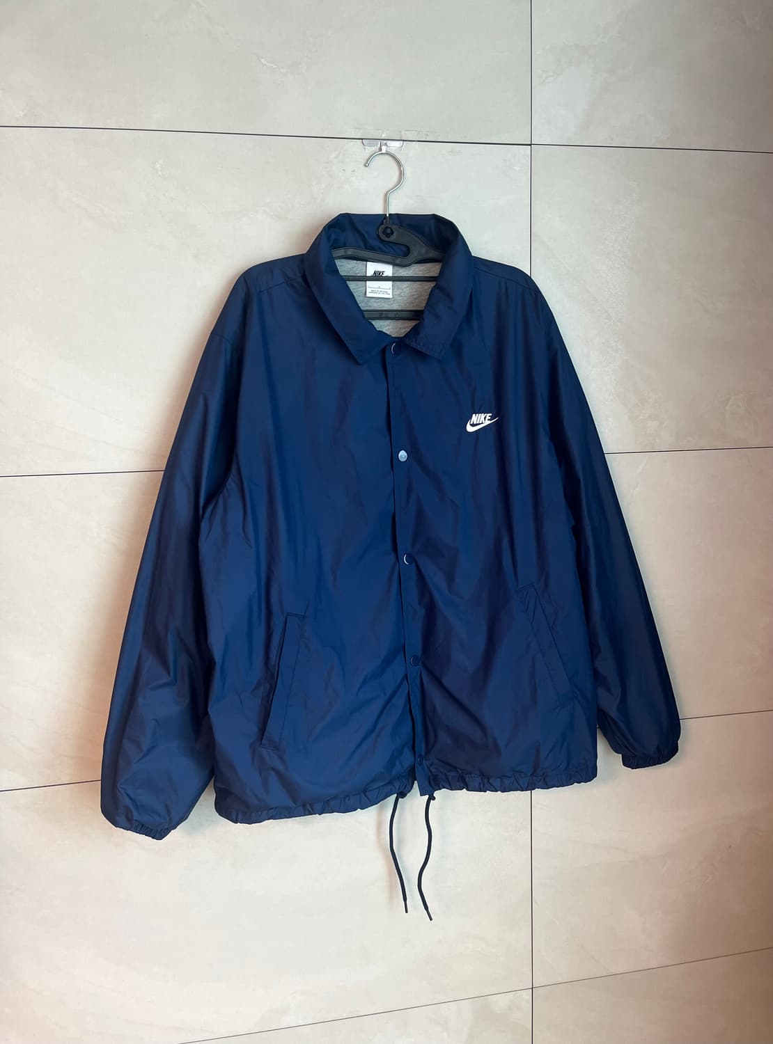 나이키 클럽 우븐 바람막이 자켓 네이비 [L/100] 상품이미지3