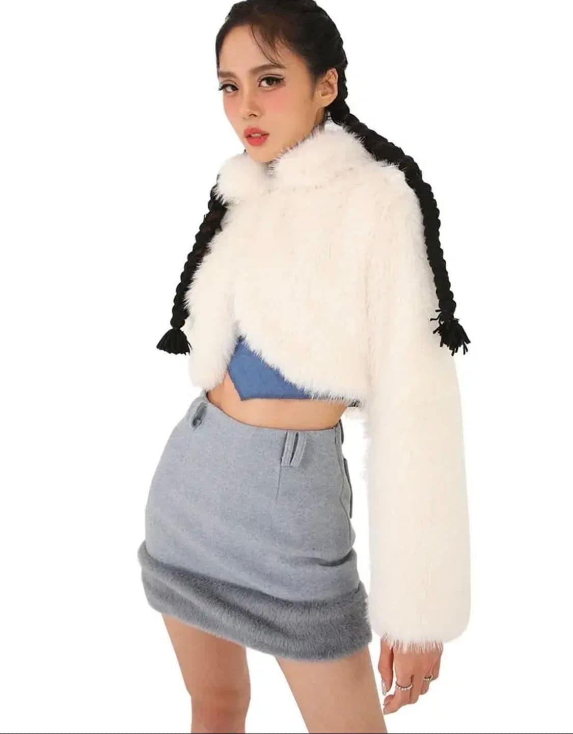 어글리쉐도우 퍼자켓 상품이미지1