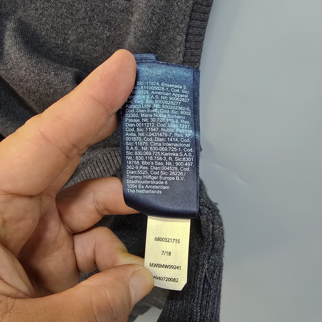 타미힐피거(Tommy Hilfiger) 피마코튼 캐시미어 니트 베스트 상품이미지6