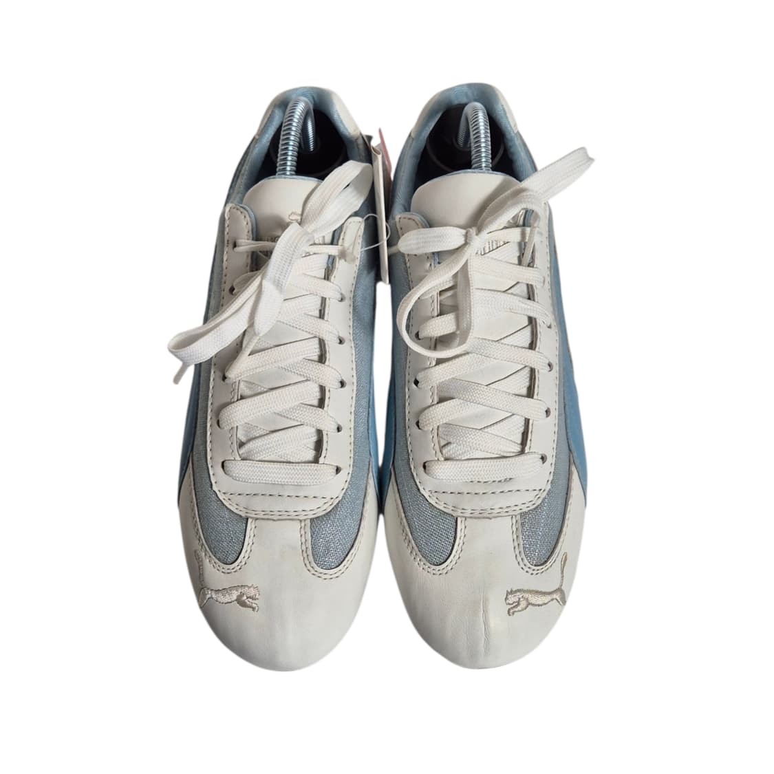 240) PUMA 푸마 OG 스피드켓 메탈릭 인서트 화이트 블루
 상품이미지5