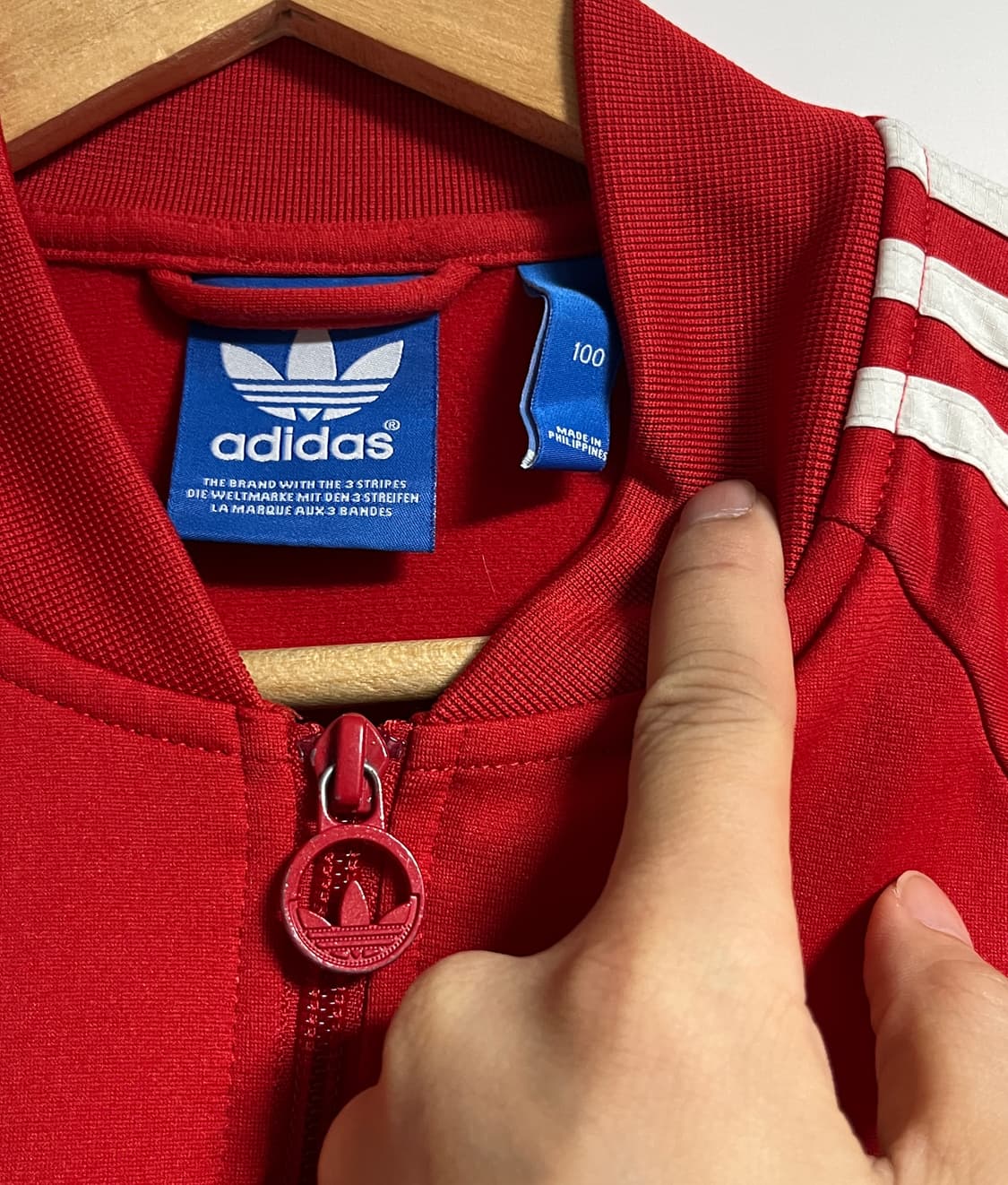 공용 아디다스 슈퍼스타 져지 트랙탑 파이어버드 100 상품이미지5