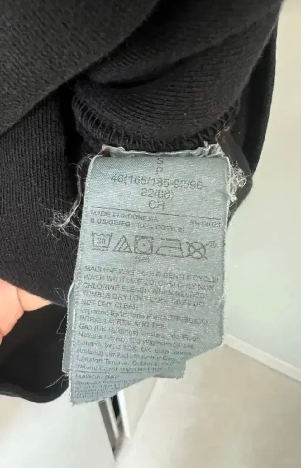 (새상품)이지갭 퍼펙트 후디 블랙S 상품이미지3