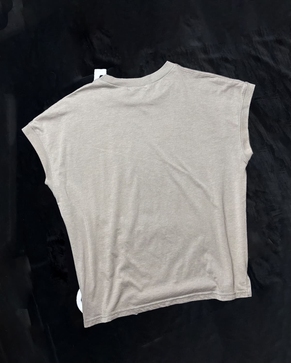 일본빈티지 브라운 나시형 티셔츠 상품이미지2