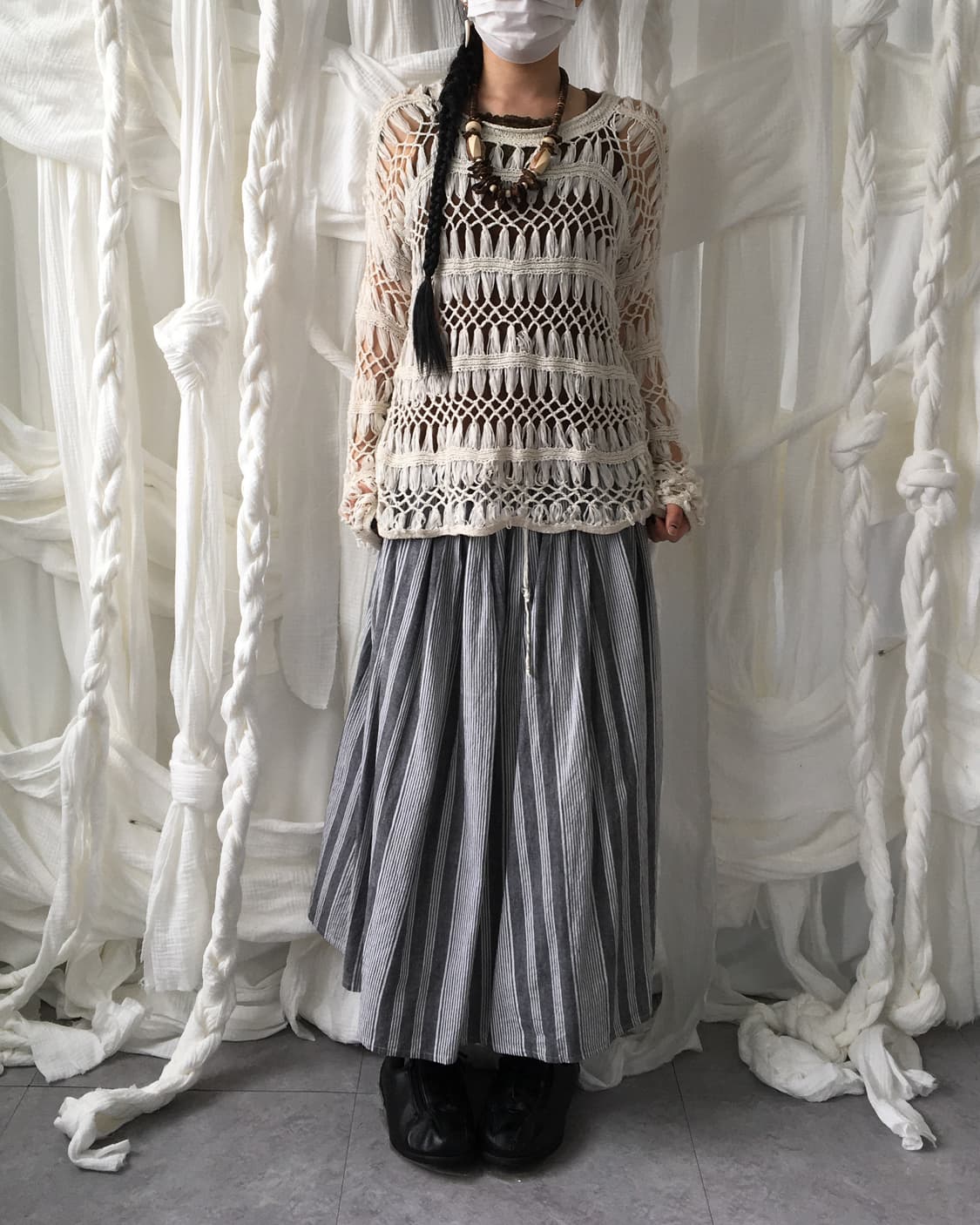 Ethnic mood net top 상품이미지8