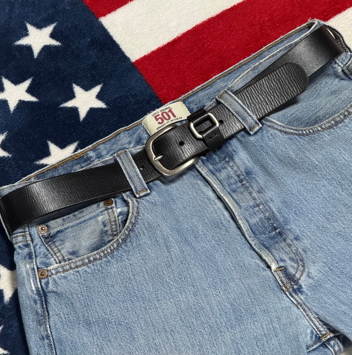 파슬 레더벨트 빈티지레더벨트 Fossil leather belt 상품이미지7