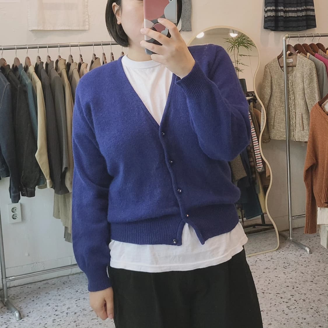 ST.cafenion 딥블루 가디건 상품이미지9