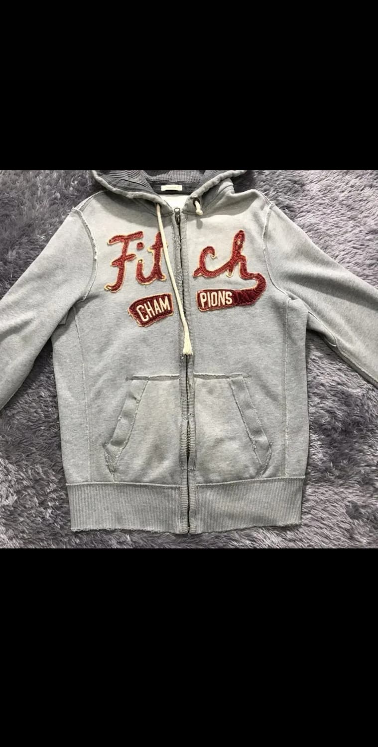 [[M, 공용]@ 아베크롬비(AF) 빈티지 후드 집업 져지 상품이미지1