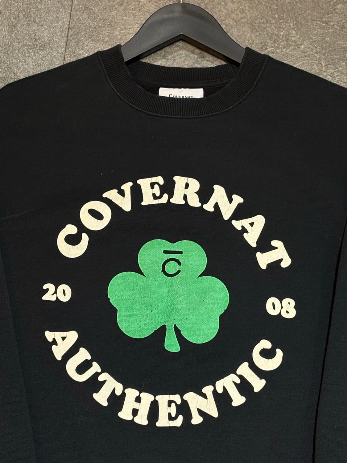 커버낫 맨투맨 블랙 S사이즈 상품이미지4