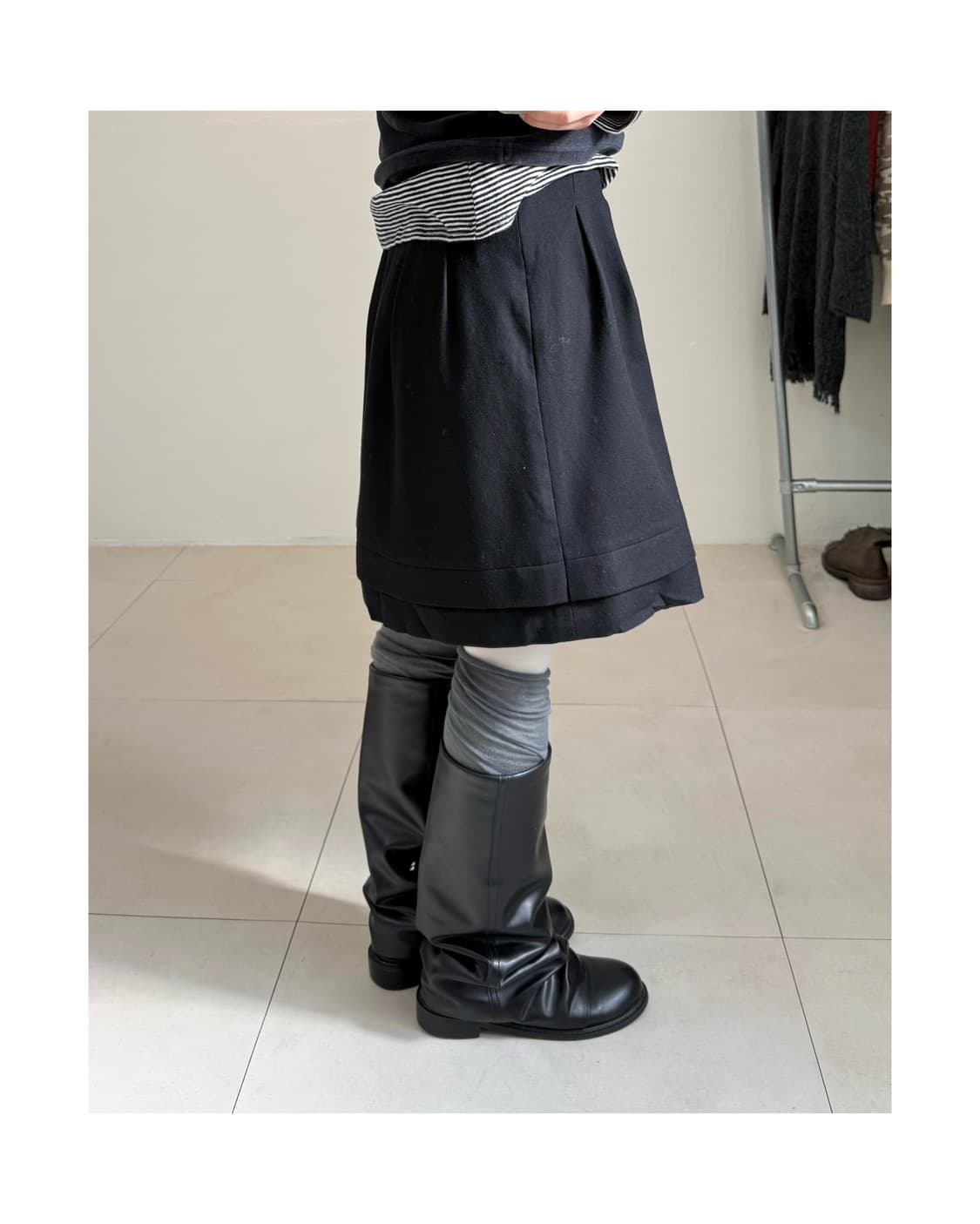 빈티지 미디 스커트 상품이미지2