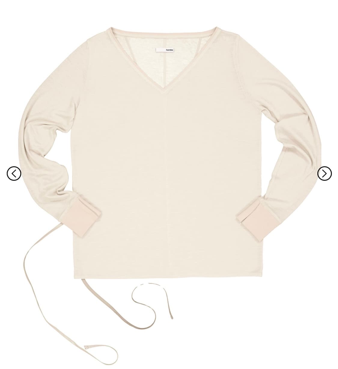 Chiyagi humble Colon Top - bone 상품이미지2