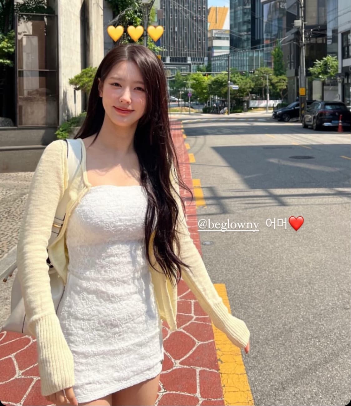 [미연 착용] 하우스 버튼 가디건 커스타드 (Custard) 상품이미지1