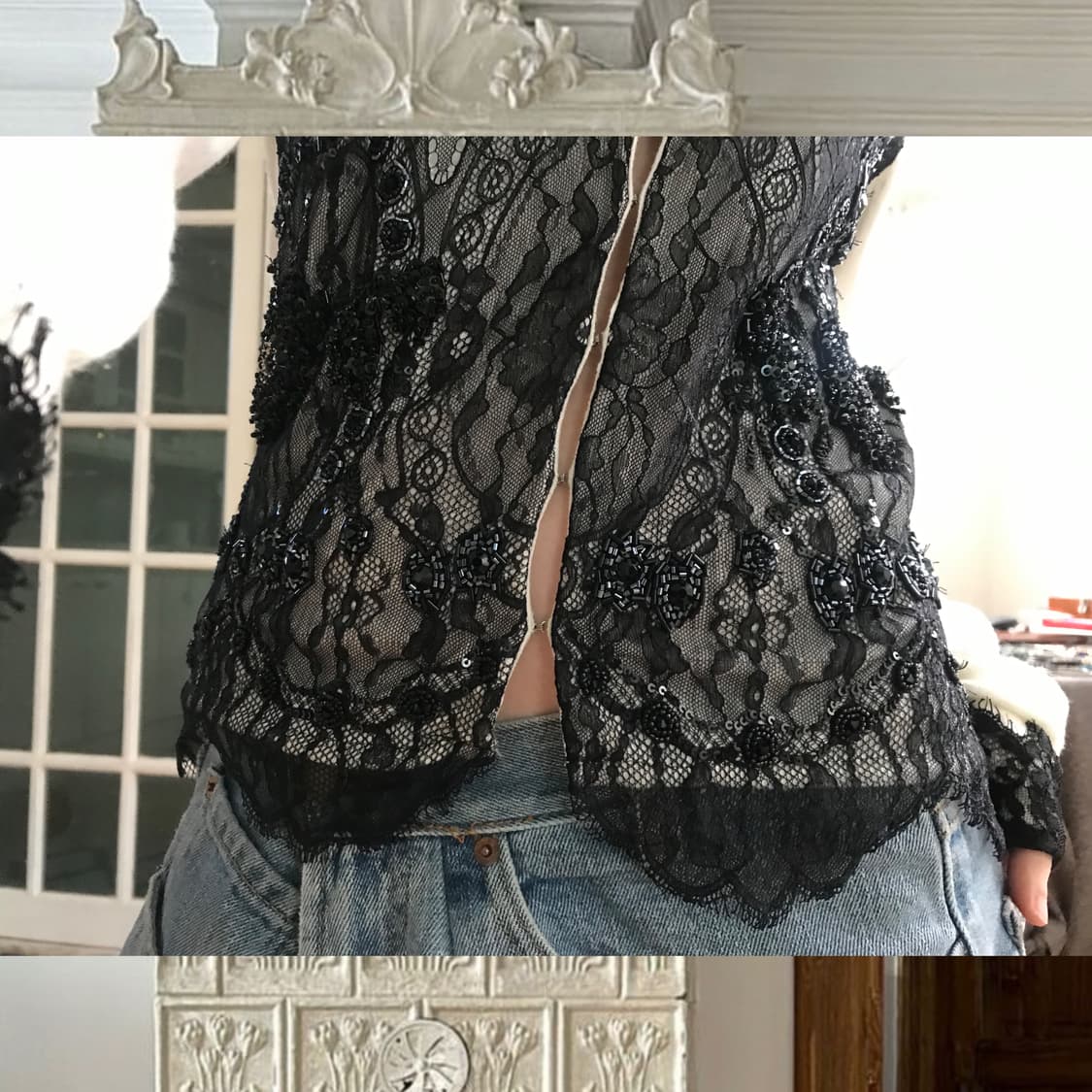 vintage lace cardigan  상품이미지3