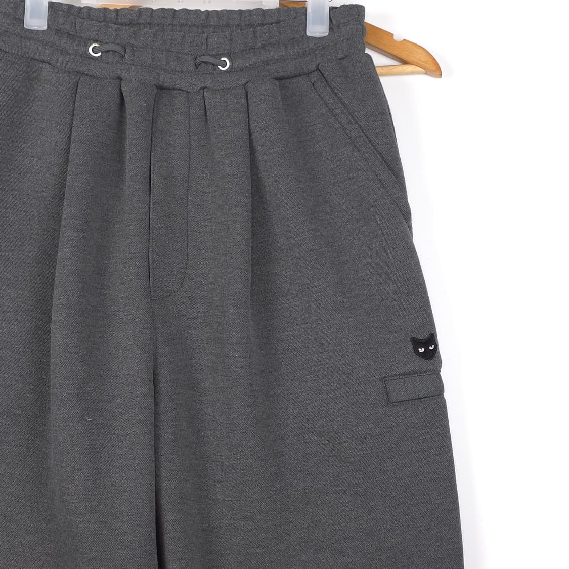 송지오 zzero 팬서 와이드 스웻팬츠 그레이 (XS) 상품이미지3