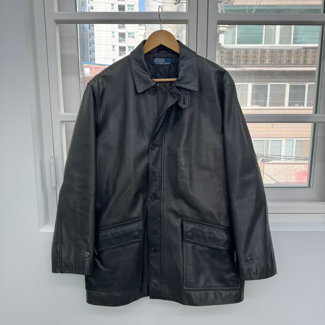 폴로 레더 코트  상품이미지1