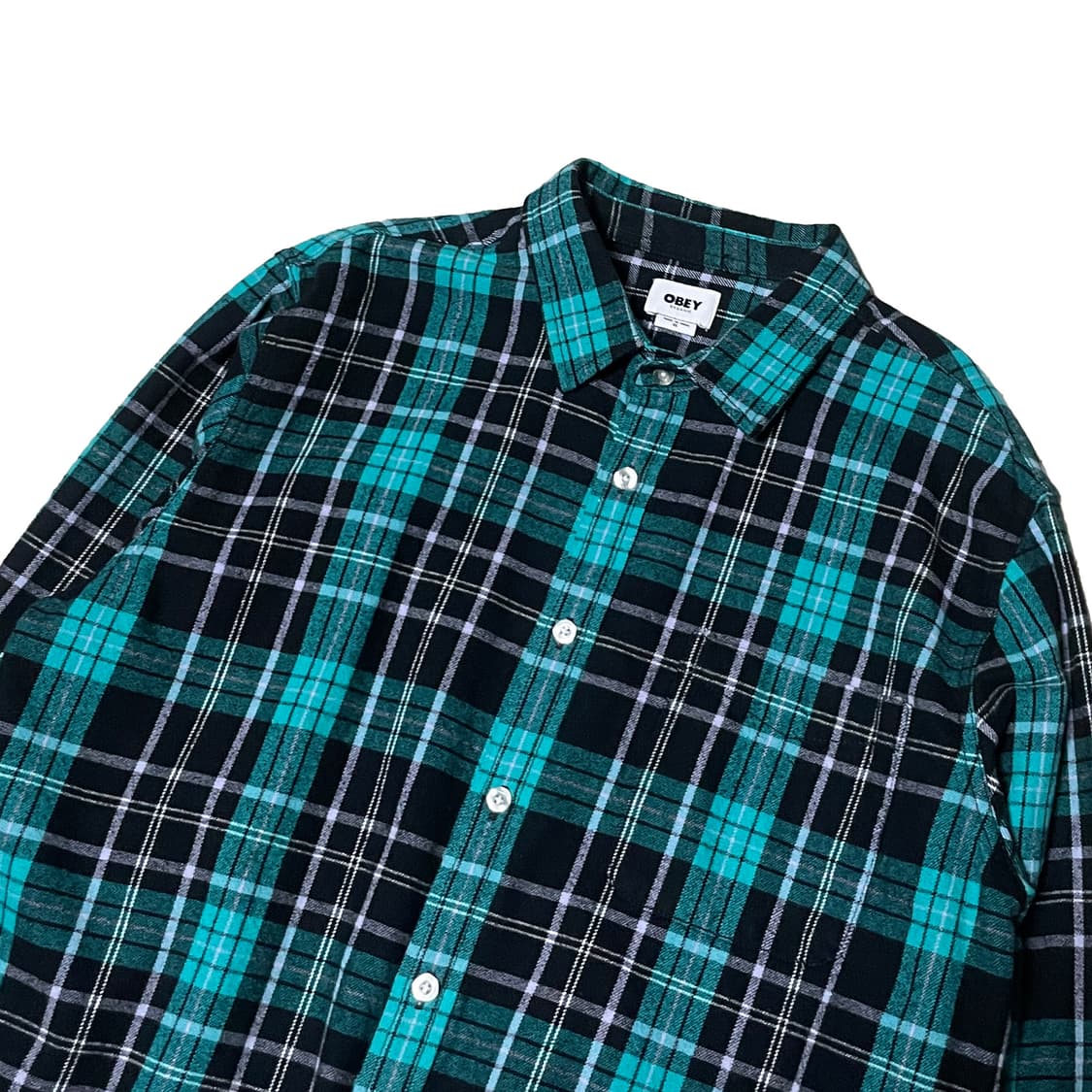 오베이 오가닉 플란넬 체크 셔츠 상품이미지3