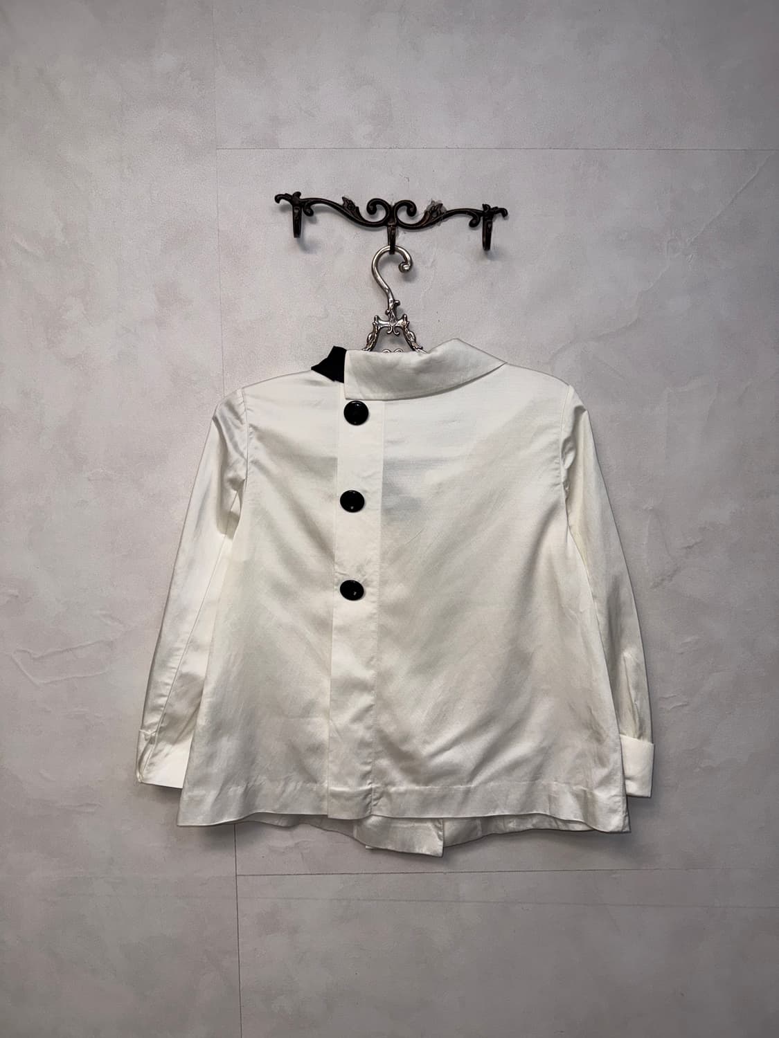 White button collar shirt jacket  상품이미지3