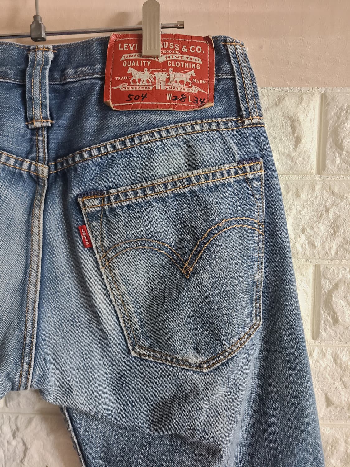 리바이스 504 데님 팬츠 상품이미지6