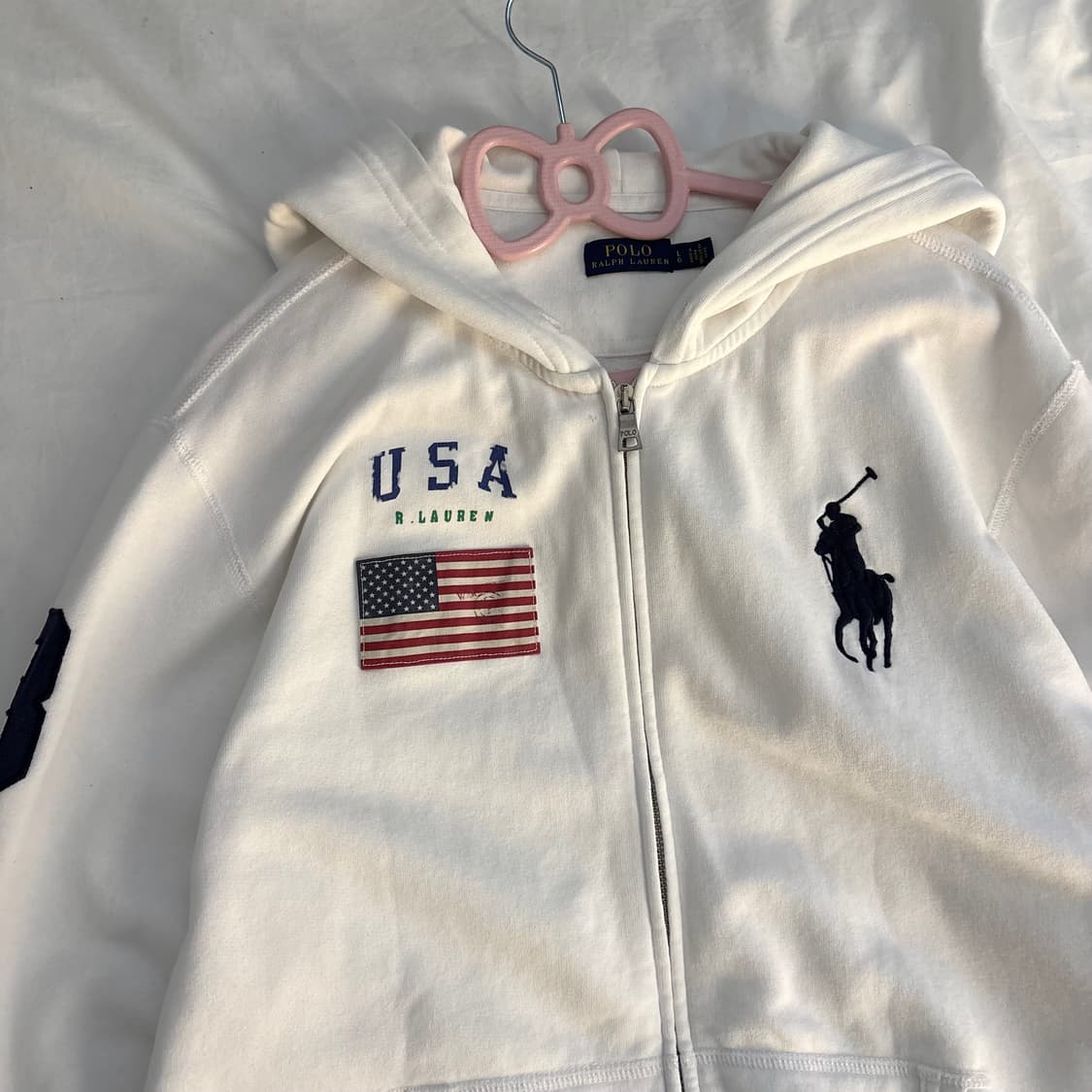 폴로 성조기 후드집업 상품이미지3