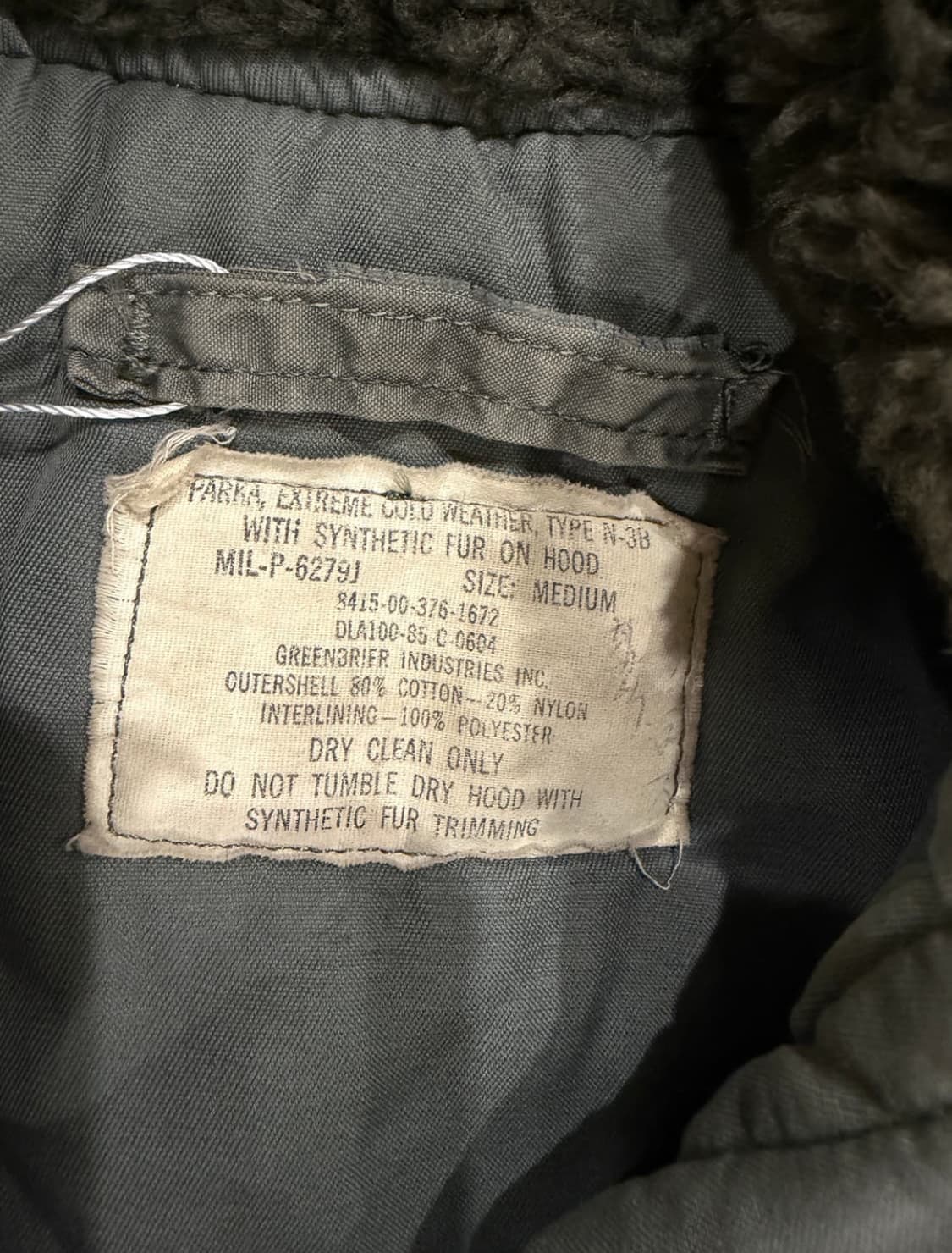 80’s OG N3b 콜드 파카 자켓 상품이미지5