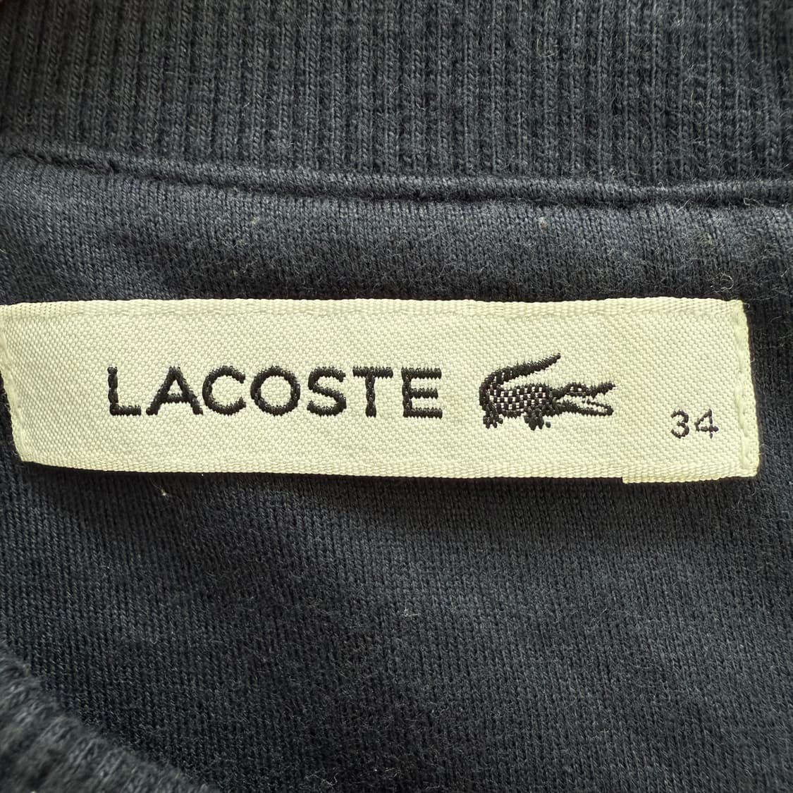 [34/90] 신형 라코스테 허니콤 에이라인 칠부 원피스 드레스 3687 상품이미지4