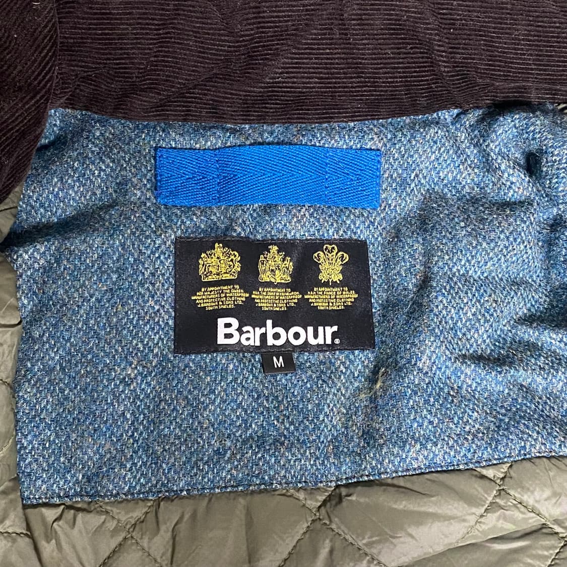 바버 스톰포스 라인 왁스자켓 M 상품이미지5