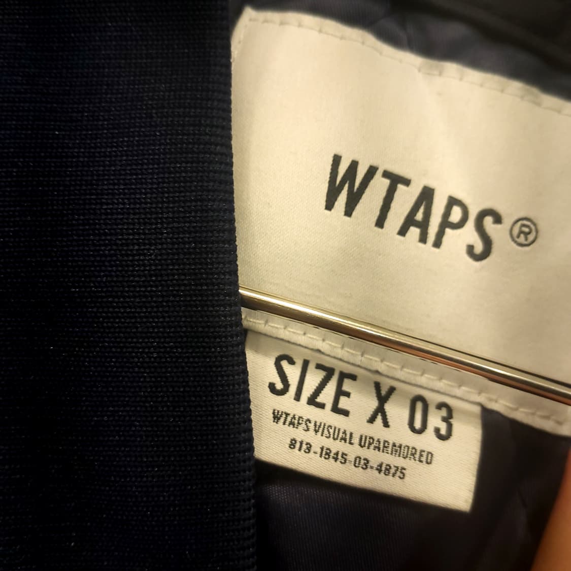 WTAPS 크로스본 팀 로고 바시티 자켓/ 100~105 상품이미지3