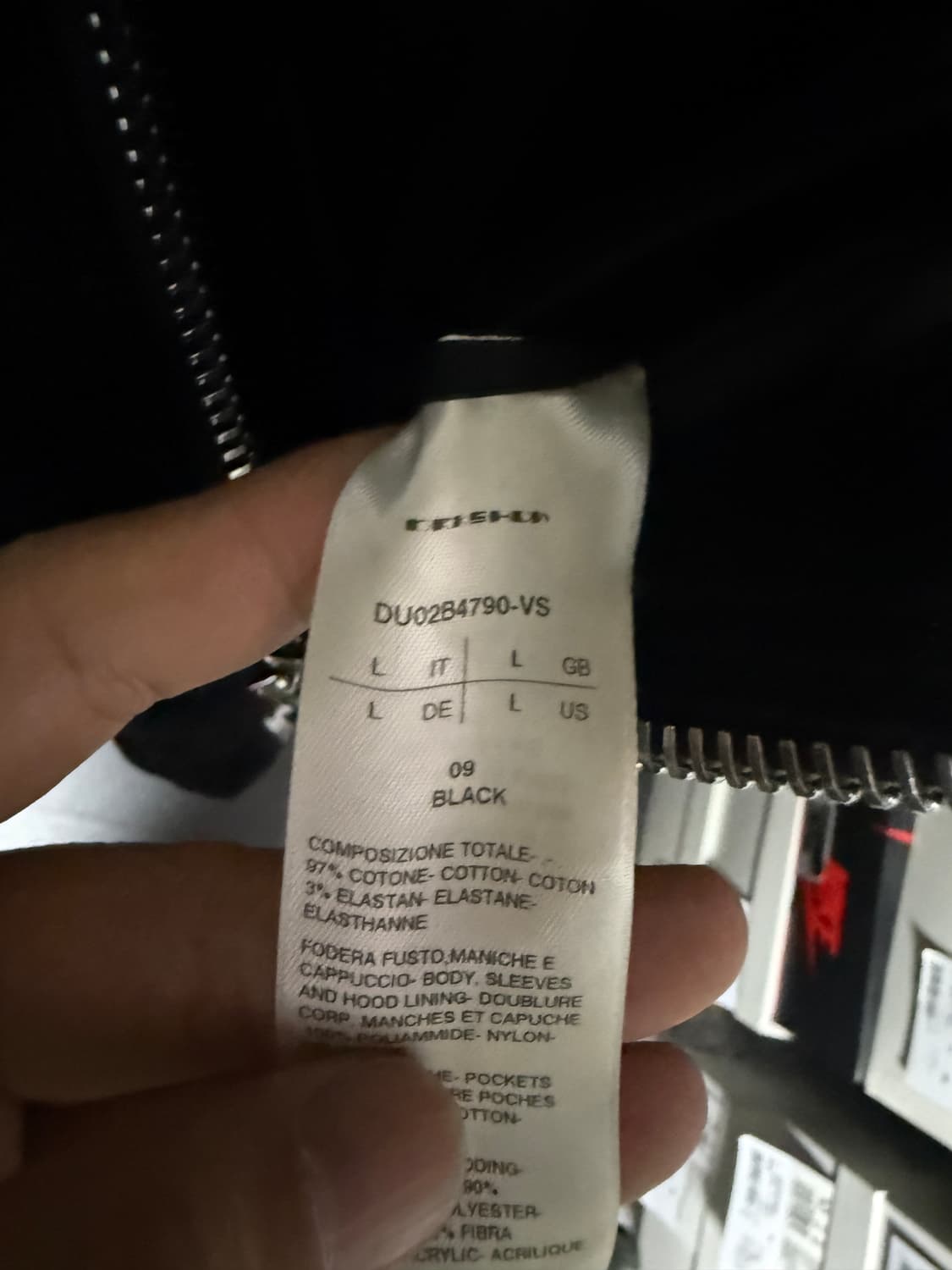 릭오웬스 다크쉐도우 김프 후디 자켓 상품이미지3