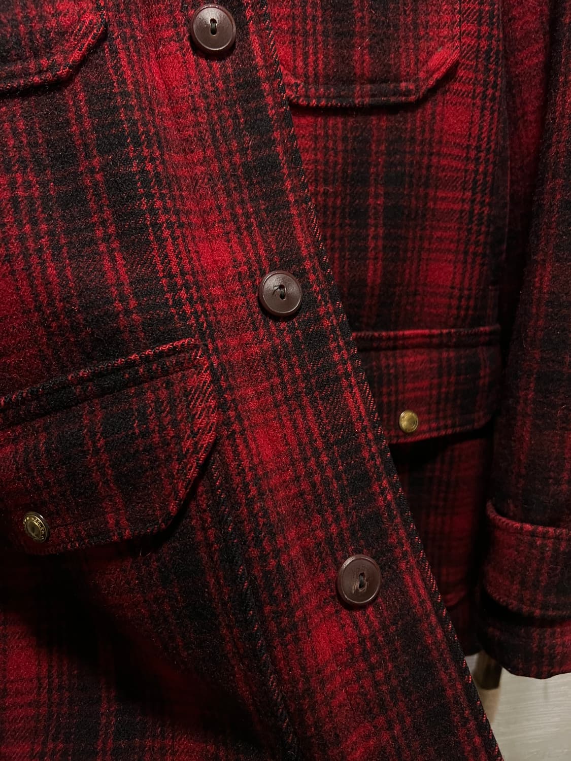 [L]60's 울리치 USA 오리지널 매키노 울 헌팅 크루저 자켓 상품이미지6