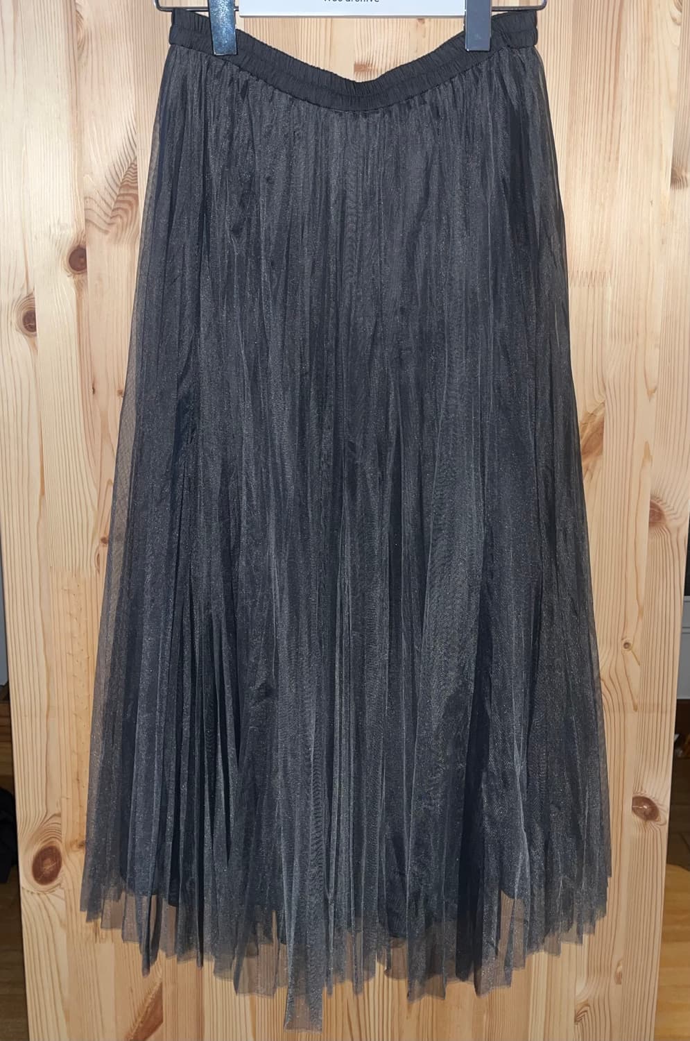 빈티지 그레이 쉬폰 샤 스커트 상품이미지1