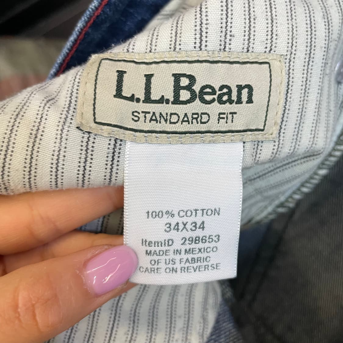 (34) 엘엘빈 워싱 데님 팬츠 상품이미지6