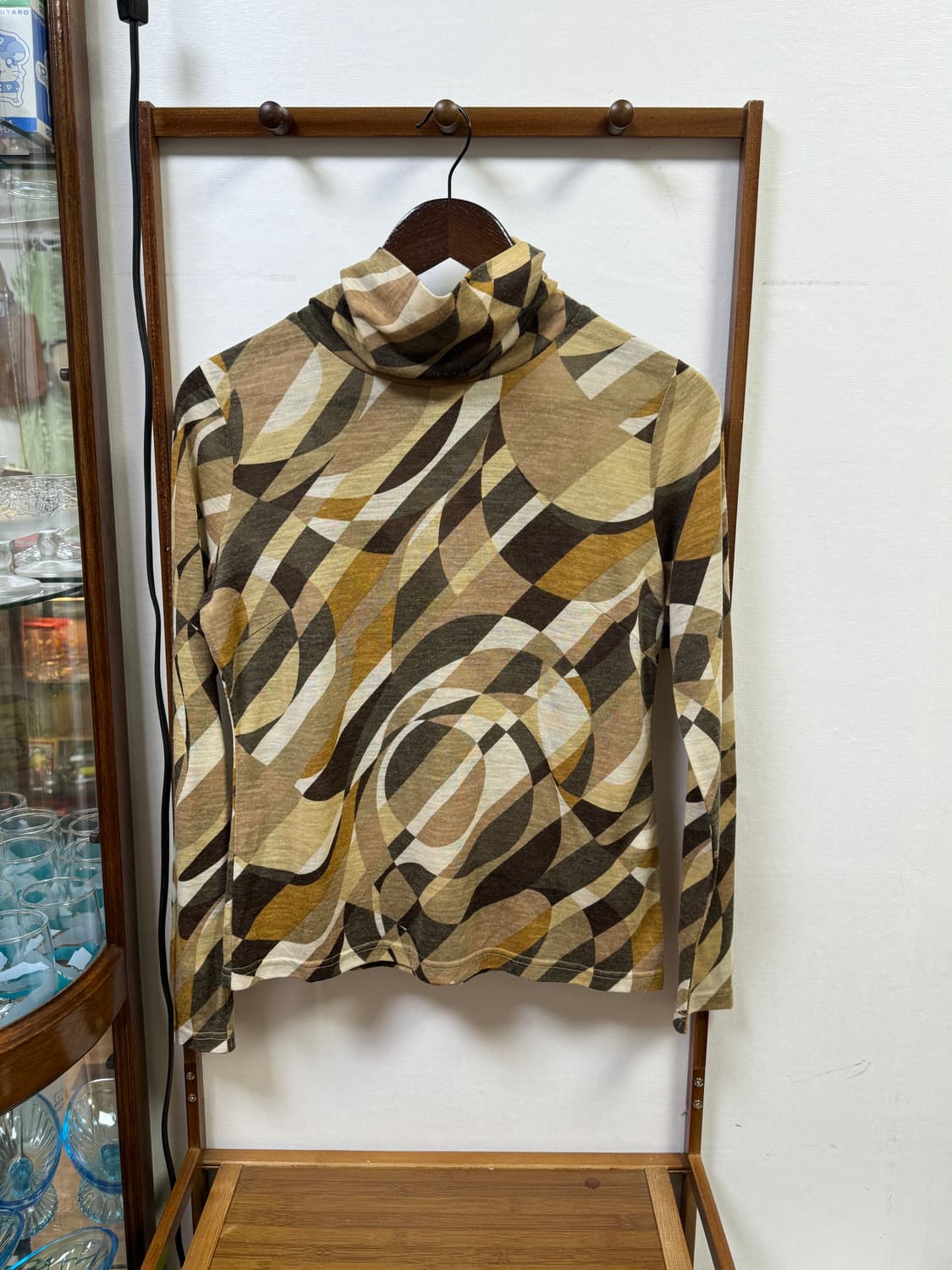 빈티지패턴 목폴라 상품이미지1