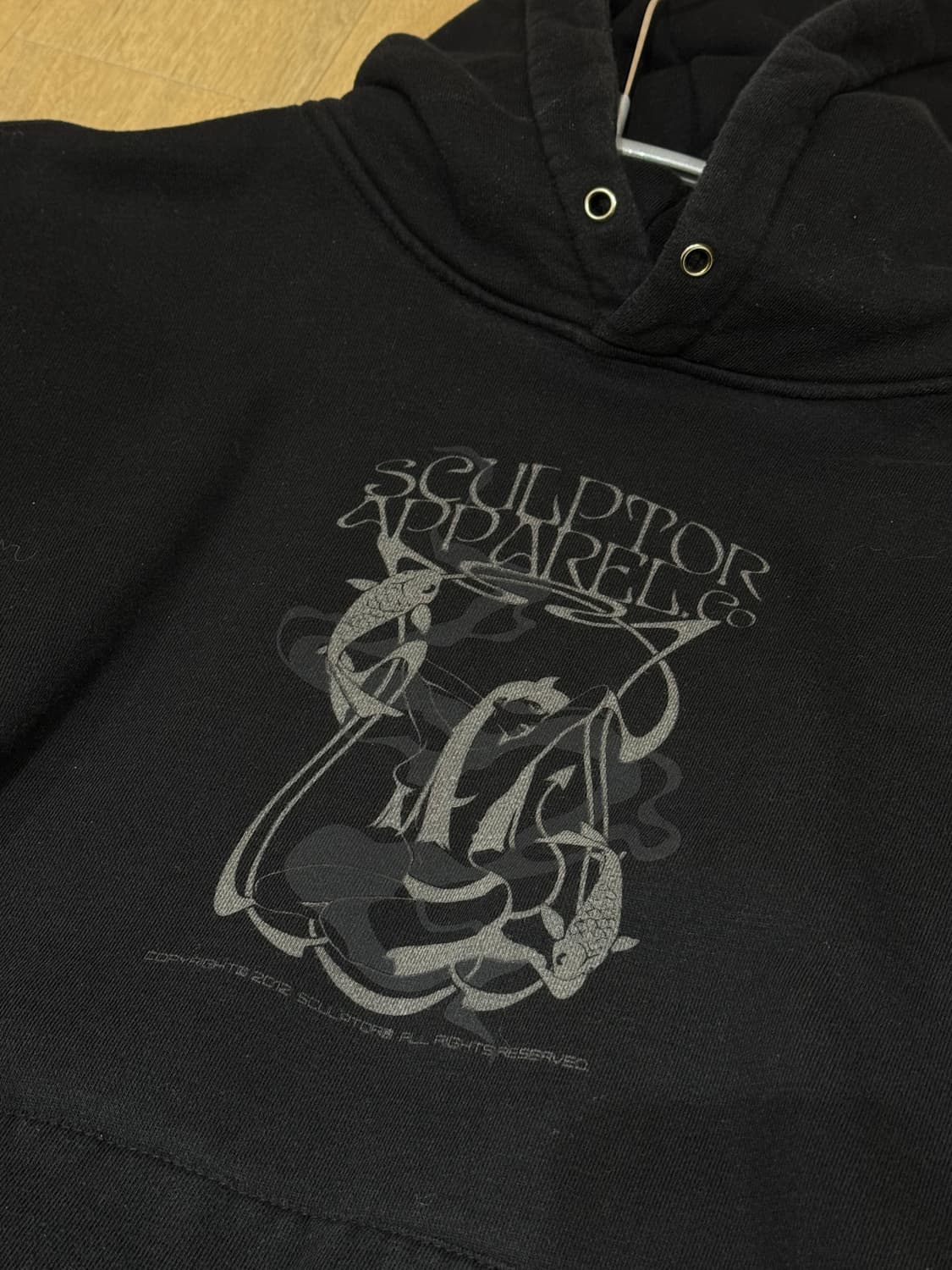 스컬프터 Devil Discharge Printed Hoodie 상품이미지3